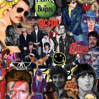 Vintage band wallpaper