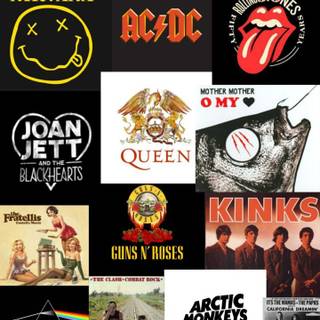 Vintage band wallpaper