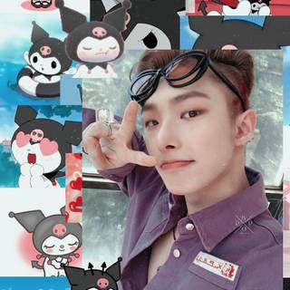 Kuromi collage wallpaper