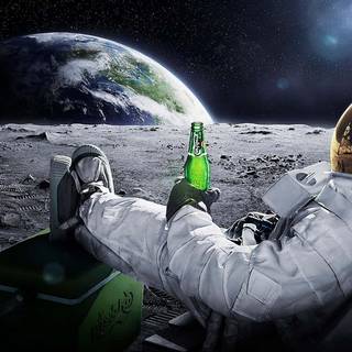 Spaceman PC wallpaper