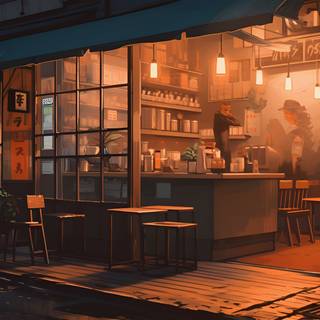 Coffee lofi wallpaper