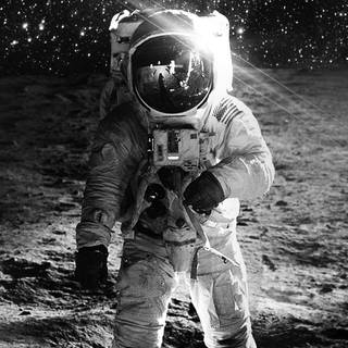 Moon astronaut wallpaper