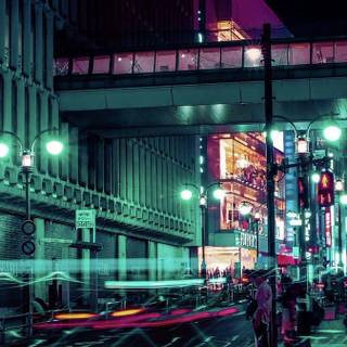 Cyber Tokyo wallpaper