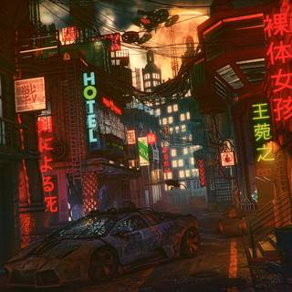 Cyber Tokyo wallpaper