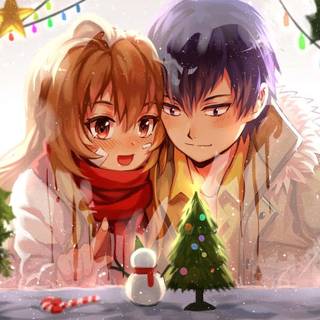 Anime holiday wallpaper