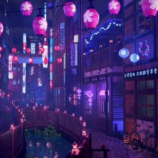 Cyber Tokyo wallpaper