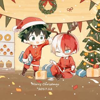 Anime holiday wallpaper