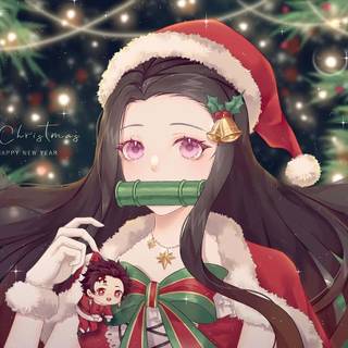 Anime holiday wallpaper