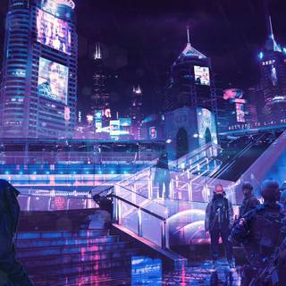 Cyber Tokyo wallpaper