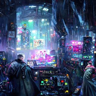 Cyber Tokyo wallpaper