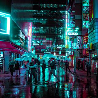 Cyber Tokyo wallpaper