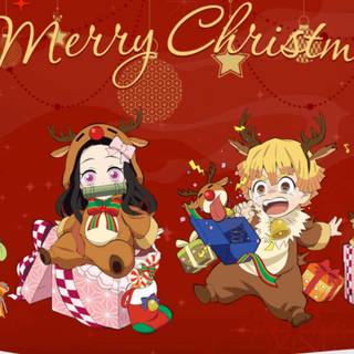 Anime holiday wallpaper