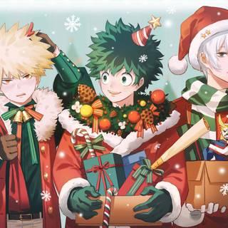 Anime holiday wallpaper
