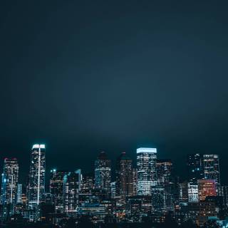 City night sky wallpaper