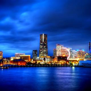 City night sky wallpaper