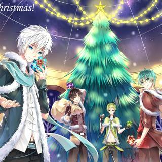 Anime holiday wallpaper