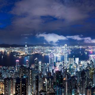 City night sky wallpaper