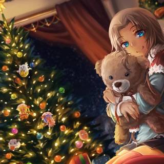 Anime holiday wallpaper