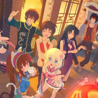 Anime holiday wallpaper