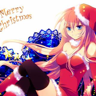 Anime holiday wallpaper