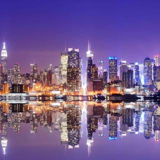 City night sky wallpaper