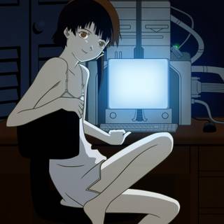 Serial Experiments Lain phone wallpaper