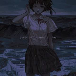 Serial Experiments Lain phone wallpaper