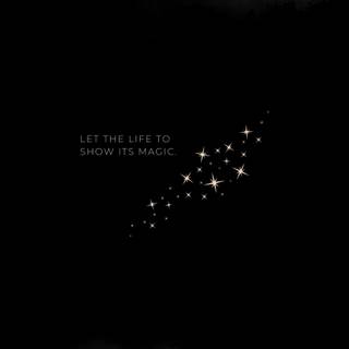 Stars black phone wallpaper