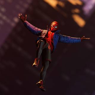 Miles Morales desktop PS4 wallpaper