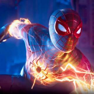 Miles Morales desktop PS4 wallpaper