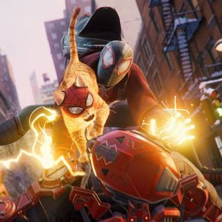 Miles Morales desktop PS4 wallpaper