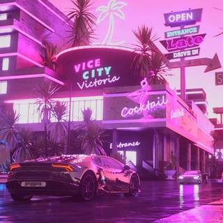 GTA Vice City aesthetic wallpaper