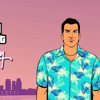GTA Vice City aesthetic wallpaper