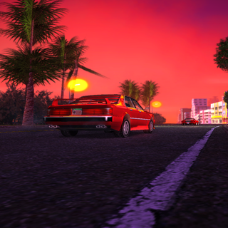 GTA Vice City aesthetic wallpaper