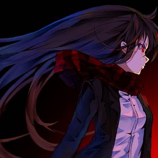 Red dark 4k anime wallpaper