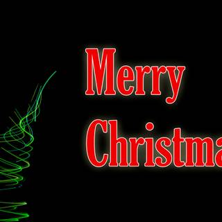Merry Christmas black wallpaper