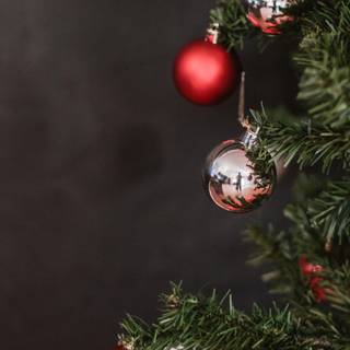 Merry Christmas black wallpaper