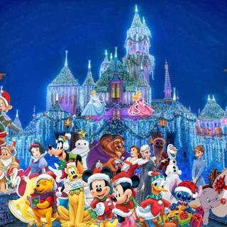 Disney Xmas wallpaper