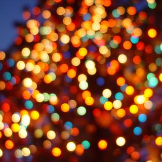 Xmas lights wallpaper