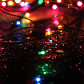 Xmas lights wallpaper