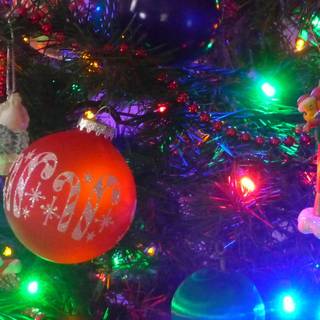 Xmas lights wallpaper