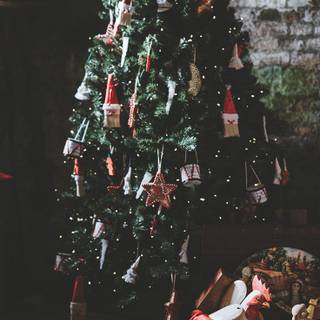 Xmas preppy wallpaper