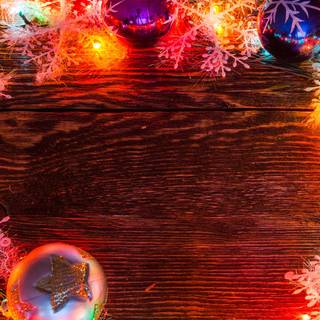 Xmas lights wallpaper