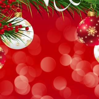 Red Xmas wallpaper