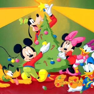 Disney Xmas wallpaper