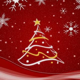 Red Xmas wallpaper