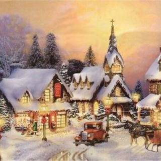 Vintage Xmas wallpaper