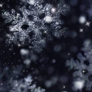 Xmas snow wallpaper