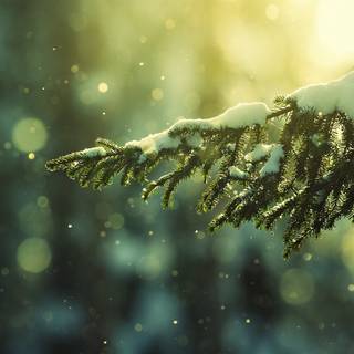Xmas snow wallpaper
