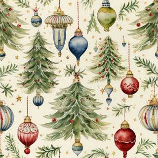 Vintage Xmas wallpaper